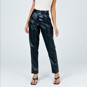 Princess Polly Love Club Pants Black